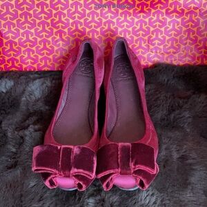 🆕Tory Burch Viola Satin Ballerina Flats